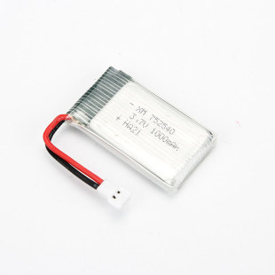 1000mah 752540 充电锂电池无人机遥控飞机电池 配件