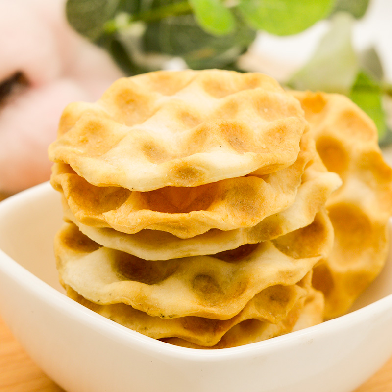 海玉珍珠饼盒装小石头饼