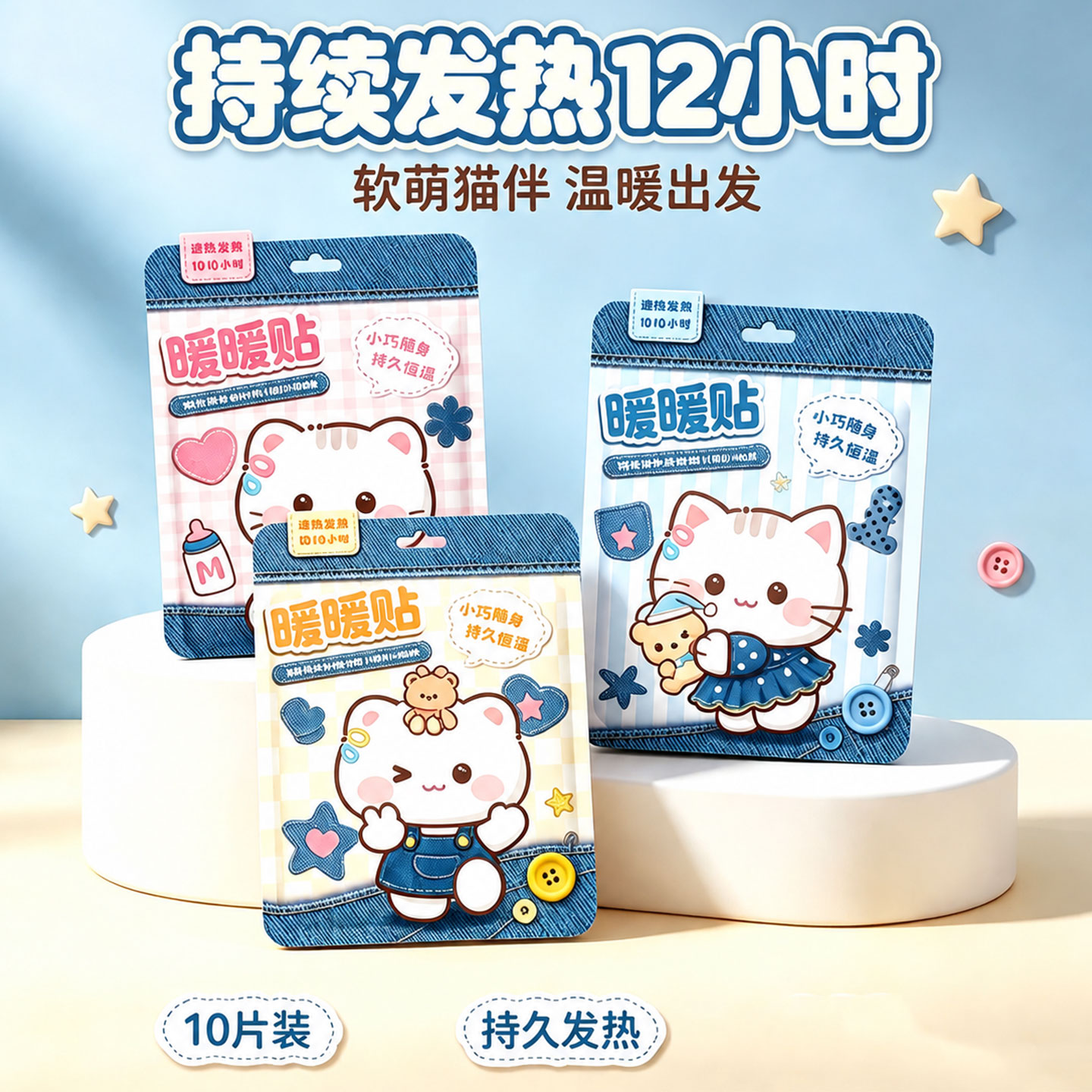 暖宝宝持久发热暖而不烫长续航