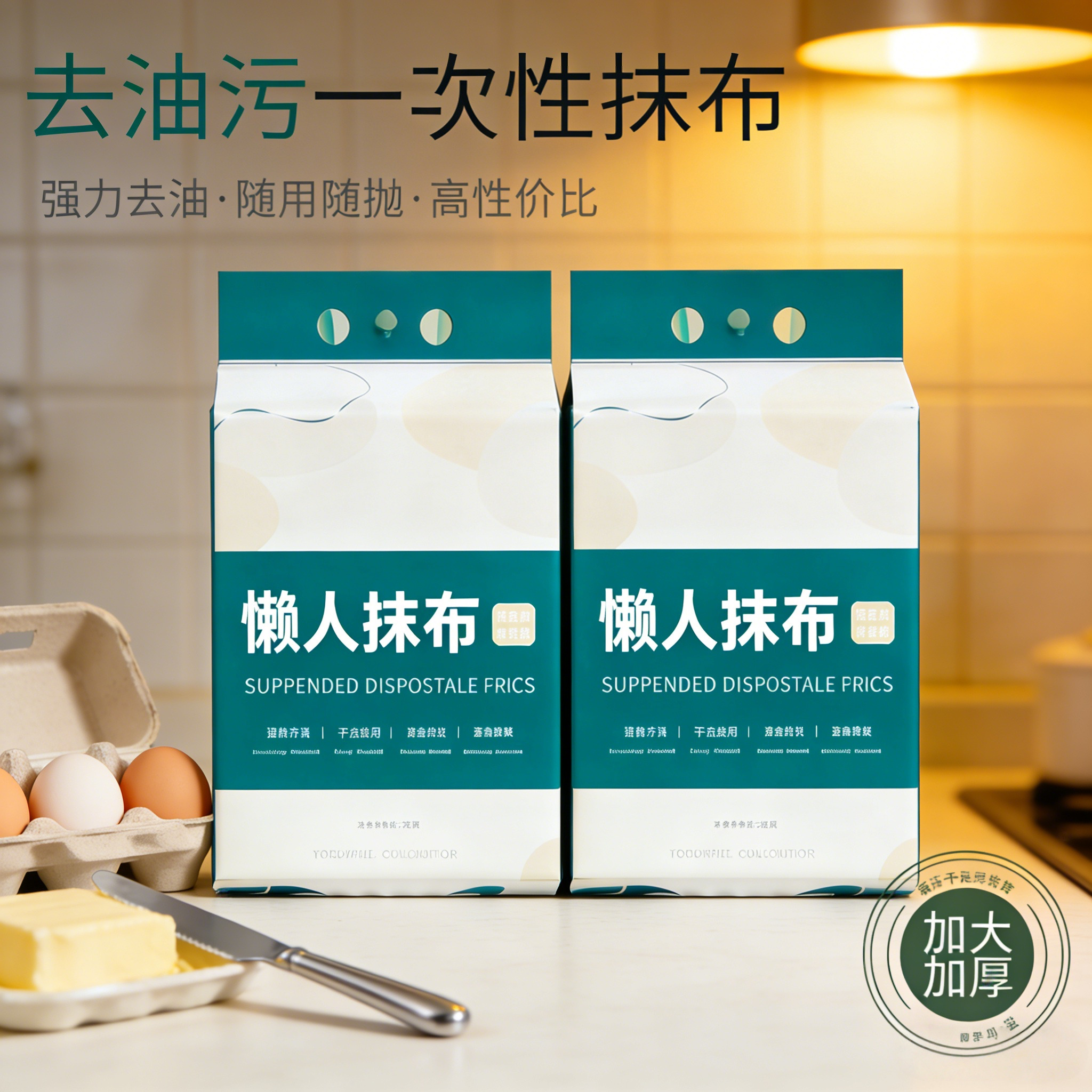 【量贩装】去油污一次性抹布