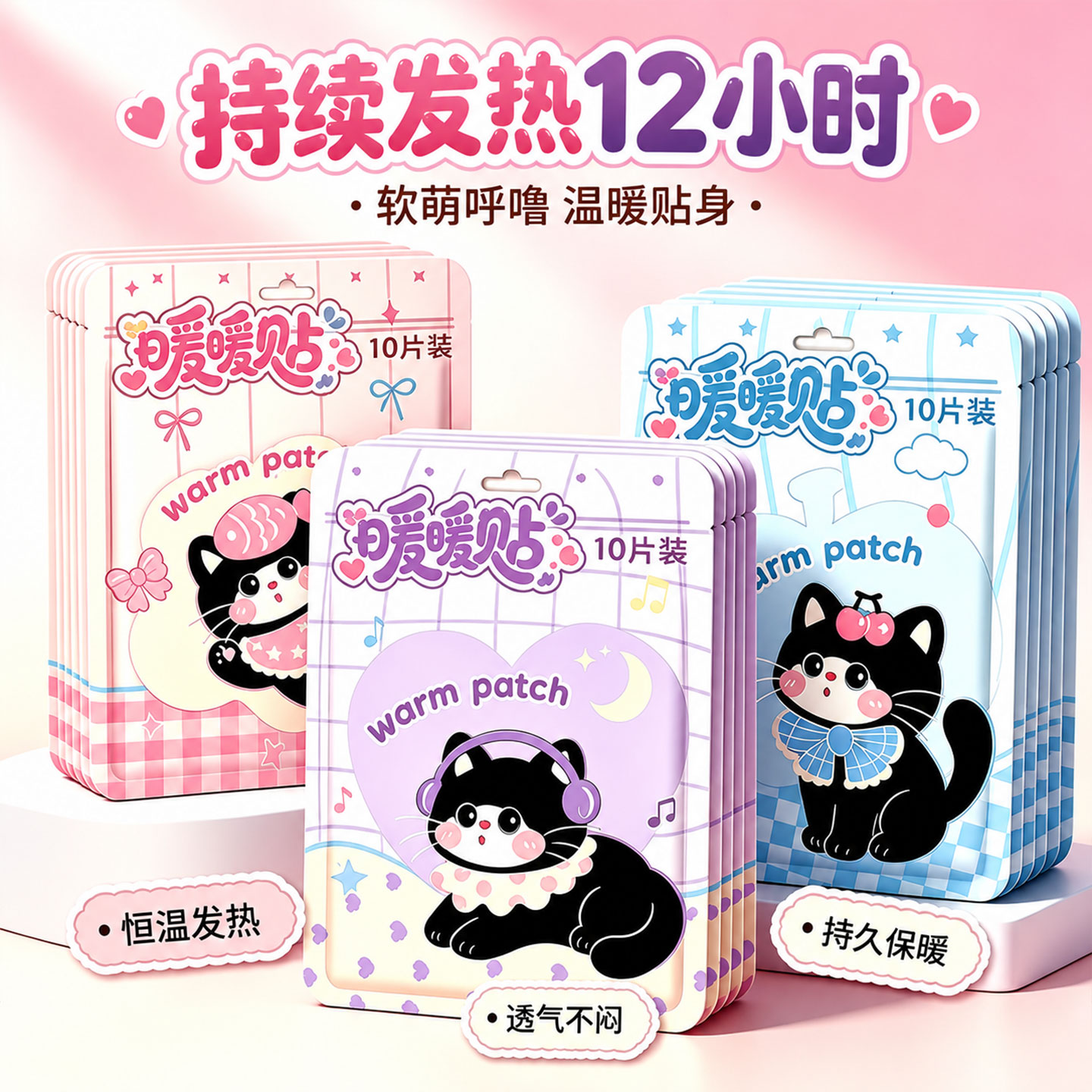 暖宝宝持久发热暖而不烫长续航