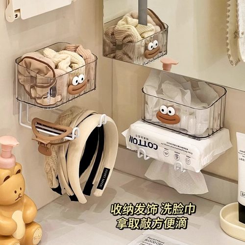 可爱壁挂发箍收纳首饰置物架