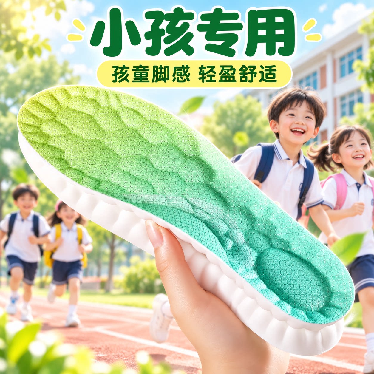 儿童鞋垫小孩专用气垫减震久站