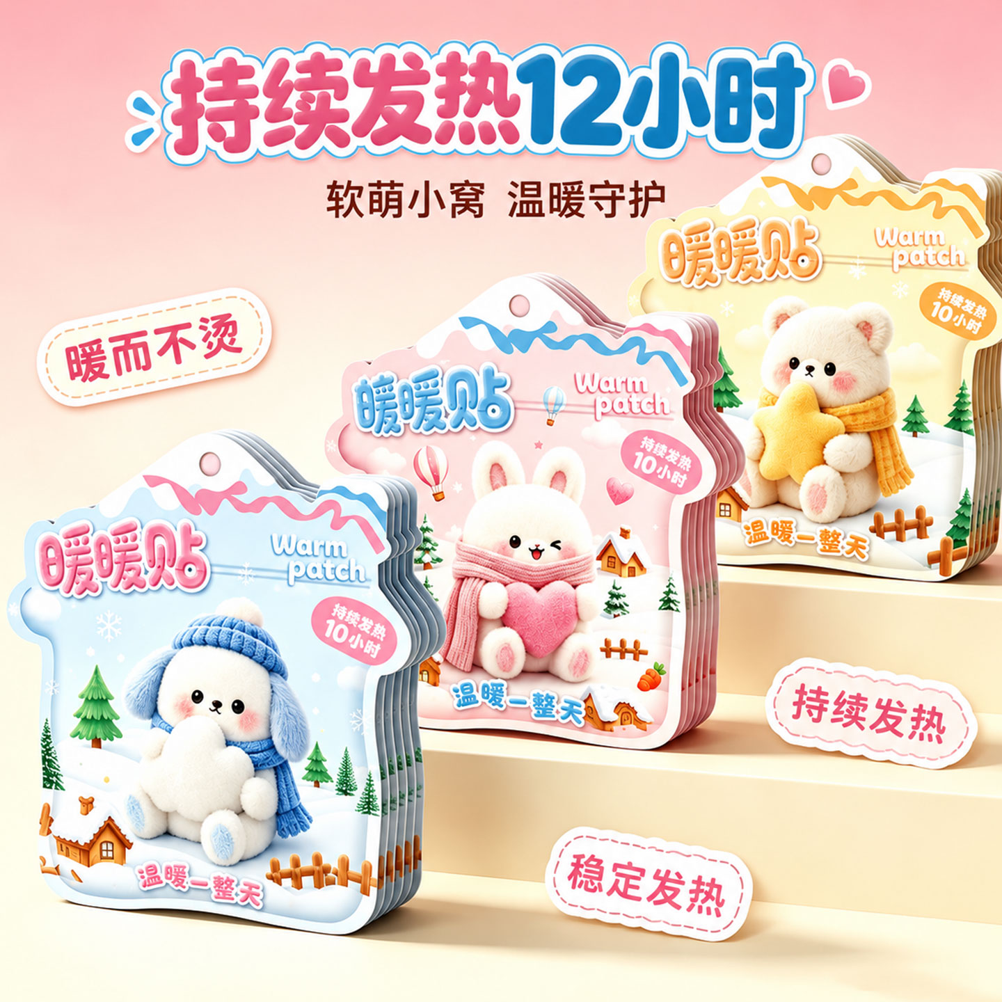 暖宝宝持久发热暖而不烫长续航