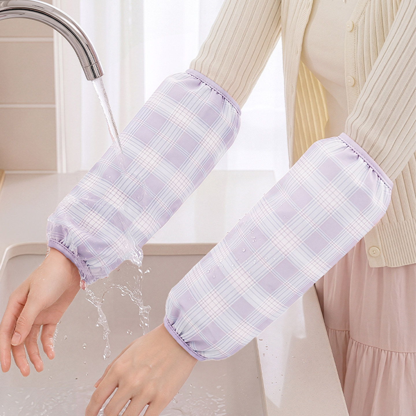 2026新款防水防油羽绒服袖套耐脏