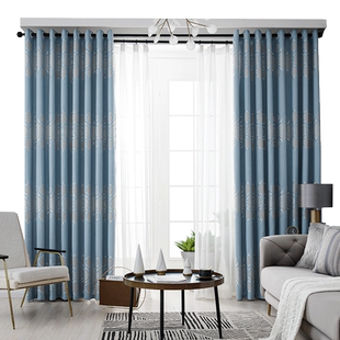 厂家直销绍兴柯桥窗帘遮光2023新款现代简约客厅全遮阳布防晒卧室