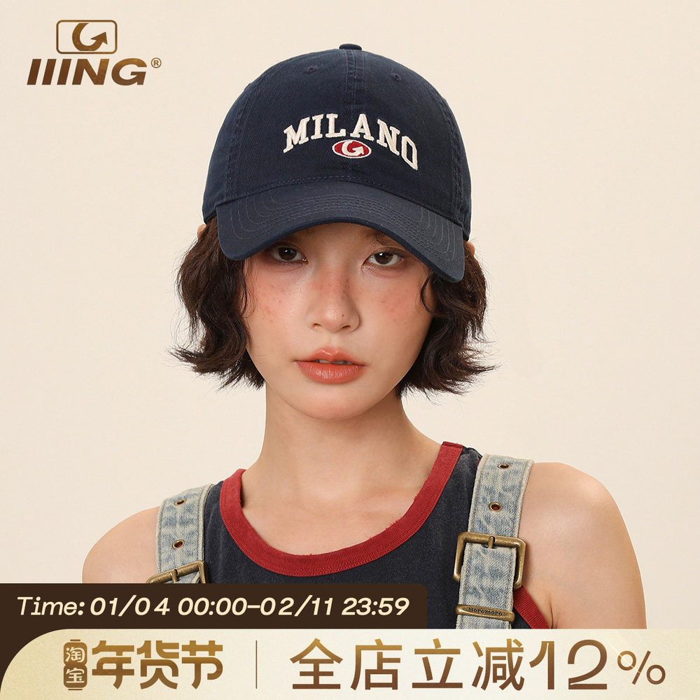 IIING帽控 宽檐鸭舌帽女夏季百搭方圆脸遮颧骨软顶遮阳棒球帽子女,服饰配件/皮带/帽子/围巾,帽子,淘宝优惠券,粉丝福利购,淘宝优惠卷