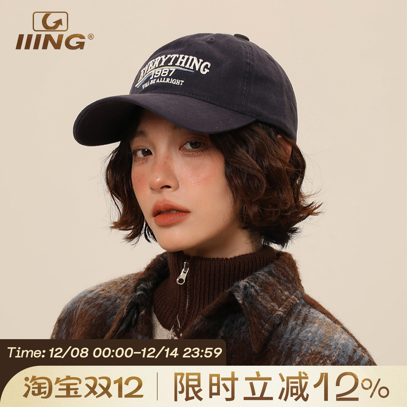 IIING帽控美式复古鸭舌帽