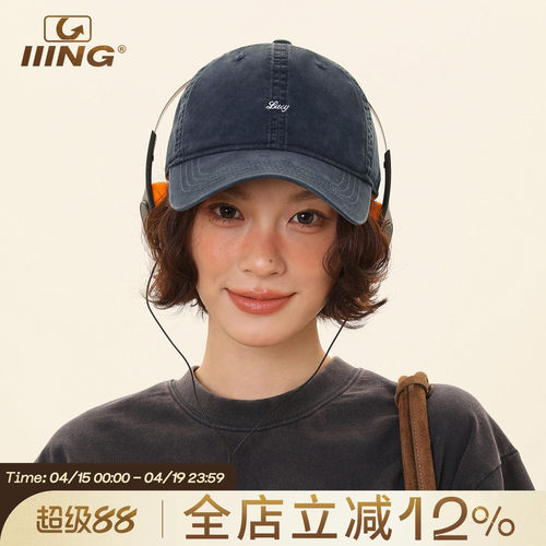 鸭舌帽女显脸小大头围帽檐软顶棒球帽子2026新款防晒夏季遮阳帽子