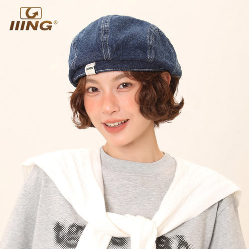 IIING帽控夏季造型感薄款贝雷帽