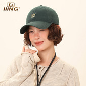遮阳防晒软顶鸭舌帽 升级款 IIING帽控 墨绿色棒球帽子女夏2025新款