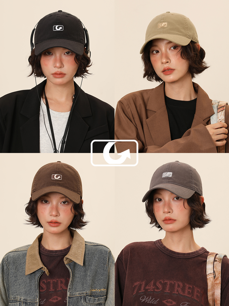 Iiing Hat Enthusiast Large Head Circumference Soft Top Sun Protection Baseball Cap for Men 2025 New Style Duckbill Cap Face-Slimming Hat for Women Summer