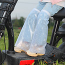 套成人雨衣护腿裤 加长防水裤 防防雨搭配防污脚套骑行挡风儿童脚套