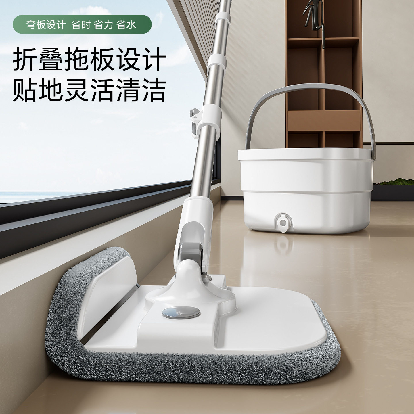 源头工厂净污分离拖把桶好神拖懒人省力拖地旋转拖把免手洗家用