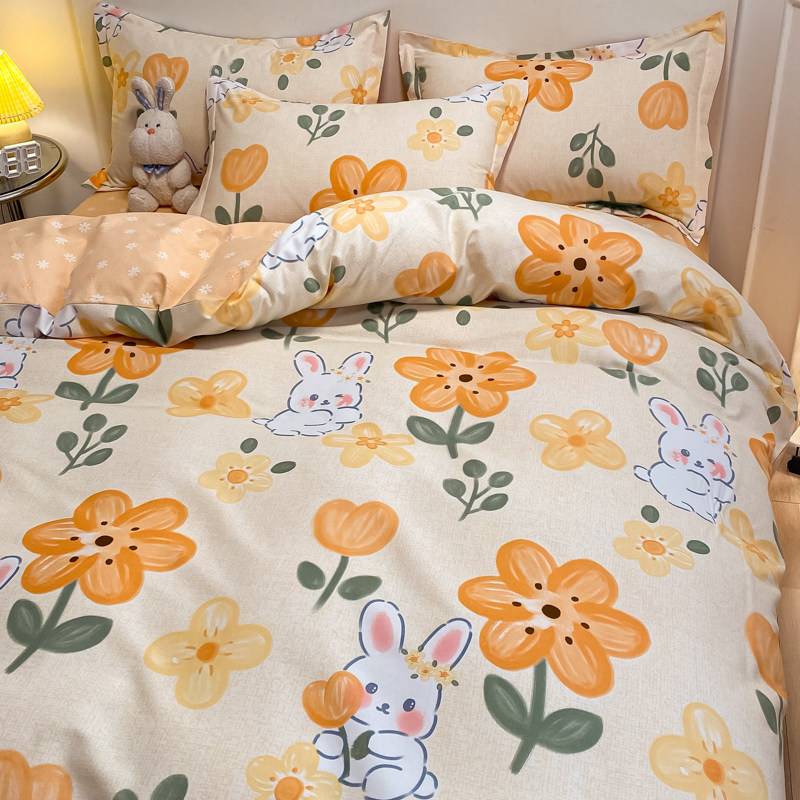 唯窝全棉磨毛斜纹纯棉保暖被套