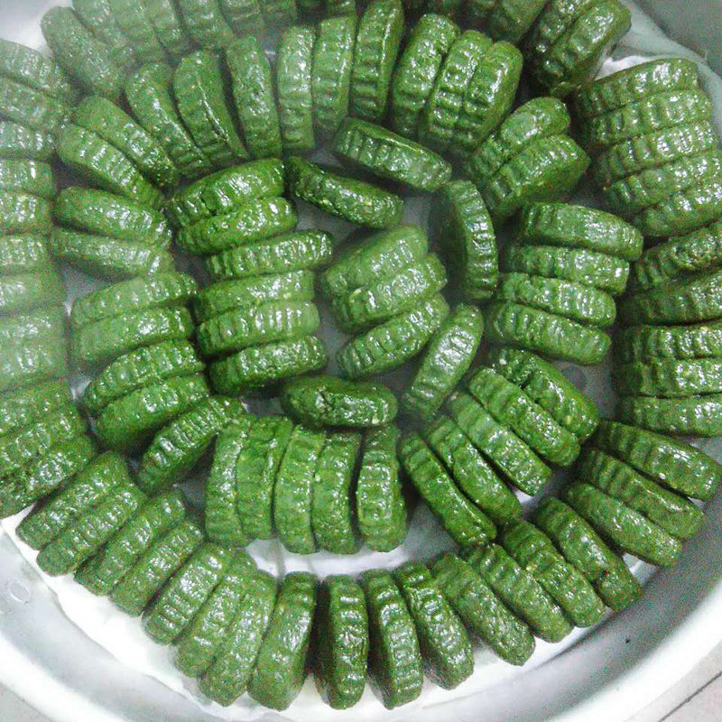 艾叶粑粑湖南农家纯手工新鲜艾草粑粑蒿子粑粑  清明果500g12个装