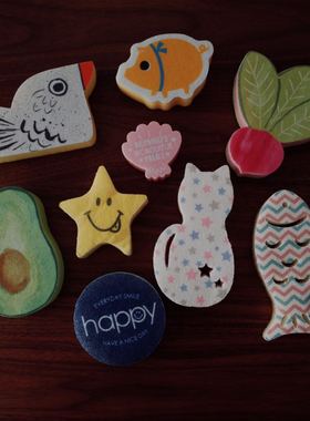 【四件包邮】超可爱卡通洗碗海绵擦百洁布 多款可选 | 茶娜和查理