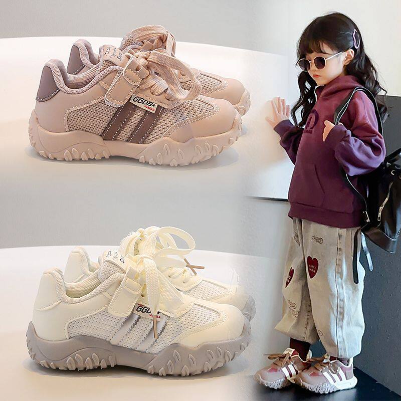 儿童运动鞋2025春秋新款女童时尚透气百搭阿甘鞋男童跑步休闲潮鞋