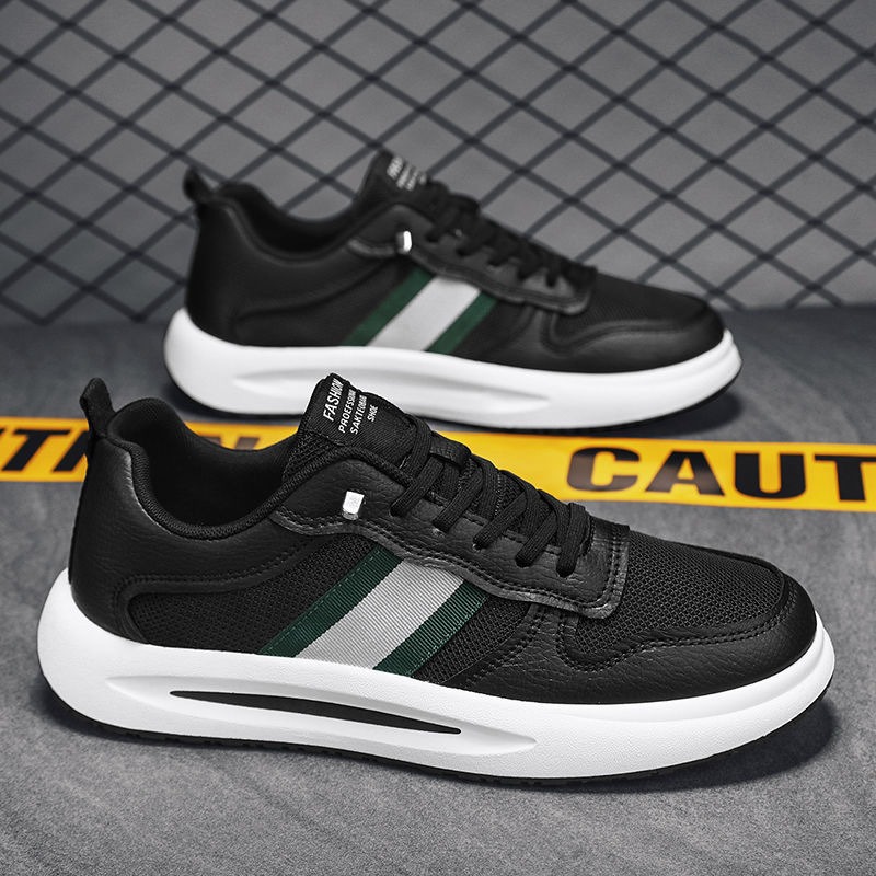 透气网面休闲鞋男2025新款时尚学生鞋小白鞋户外运动鞋高颜值