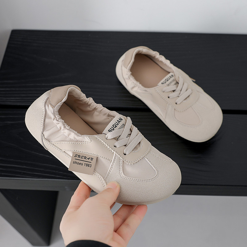 阿甘鞋女2026春季新款系带休闲鞋软底轻便芭蕾小白鞋运动鞋