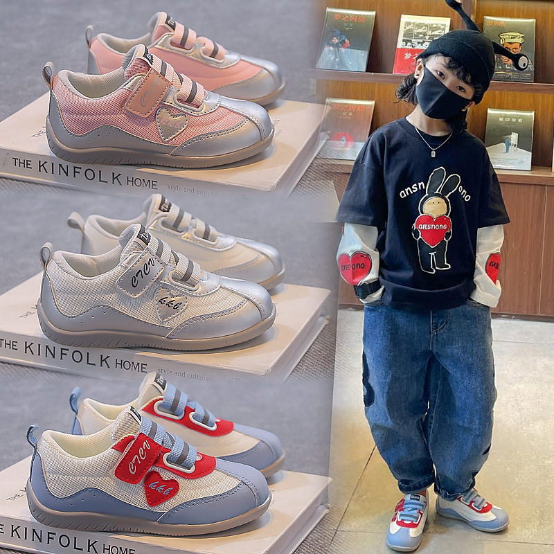 2026春季新款大童时尚德训鞋女童休闲鞋儿童运动鞋爆款时尚校园鞋