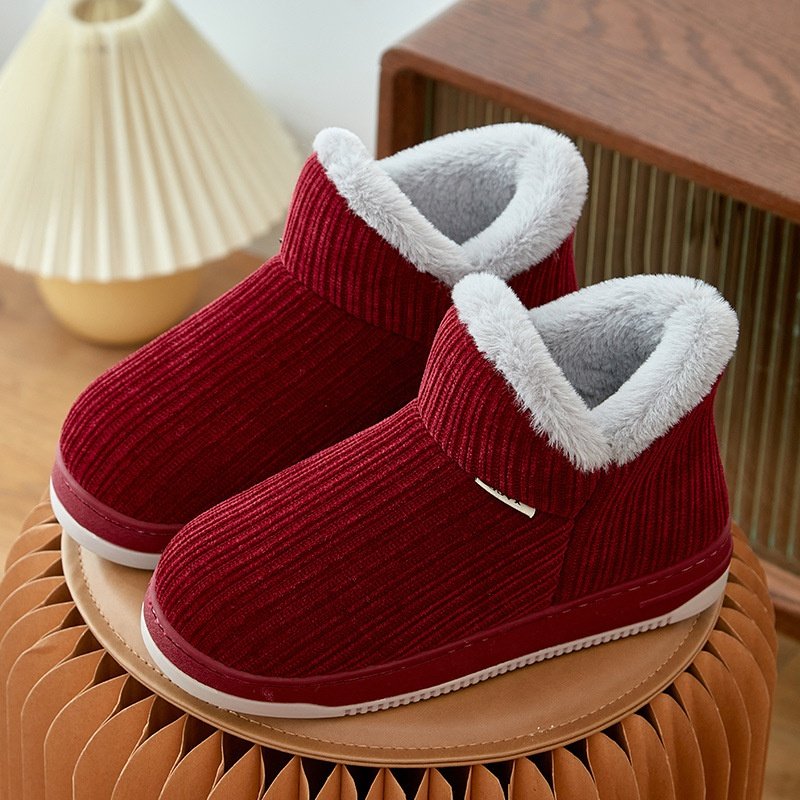 冬季保暖棉拖鞋高包跟男女款厚底可外穿防滑妈妈棉鞋中老年居家鞋,女鞋,其他拖鞋,淘宝优惠券,粉丝福利购,淘宝优惠卷