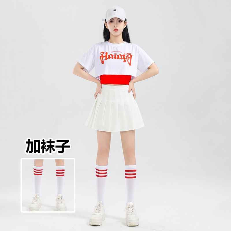 新款初高中运动会班n服韩国女团体成人啦啦操jazz爵士舞蹈标演出