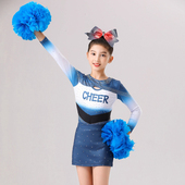 新款 定制啦啦操比赛服女健美体操儿童啦啦L队演出服团体竞技表演