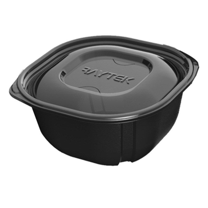 一次性碗有盖塑料碗透明刨冰糖水冰粉包装盒圆形外卖打包盒图片