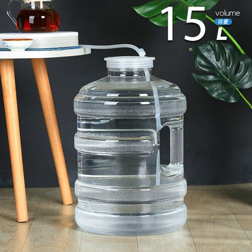 15升pc透明功夫茶储水桶手提家用纯净矿泉桶装水桶茶几泡茶饮水桶