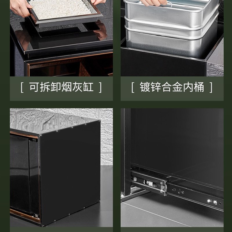 酒店垃圾桶不锈钢大堂商用烟灰缸立式走廊商场电梯口果皮箱
