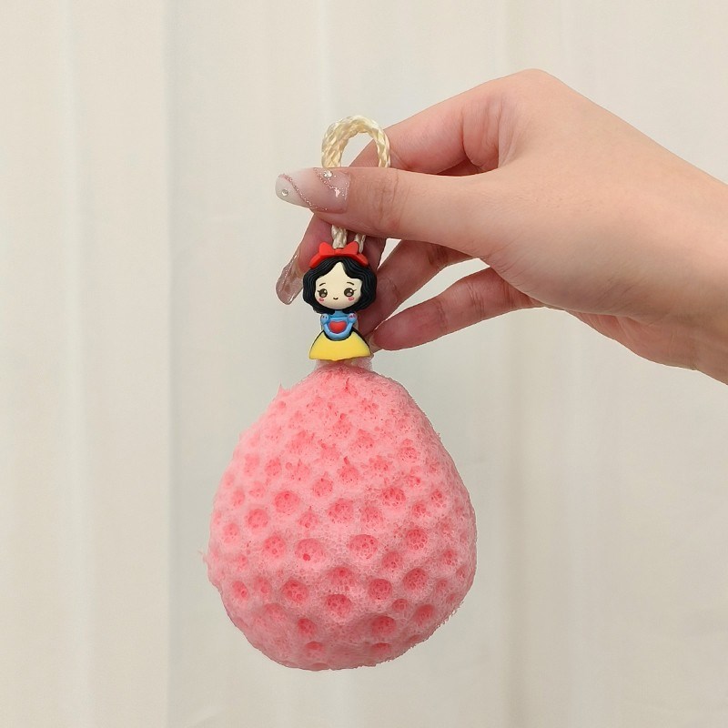 儿童专用沐浴球可爱柔软浴花起泡不散宝宝男孩女孩泡泡浴洗澡神器