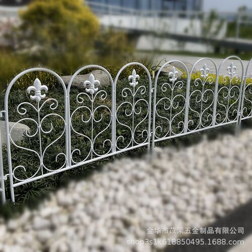 跨境铁艺花园围墙围栏栅栏庭院花架月季铁线莲爬藤架植物攀爬支架