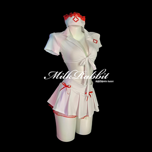 Cy奶兔「叛逆小护」万圣节护士cosplay服装qqny内衣纯欲制服