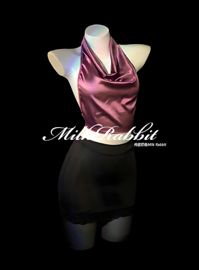 Cy奶兔「高知小秘」性感包臀裙御姐风紫色cosplay秘书qqny内衣女