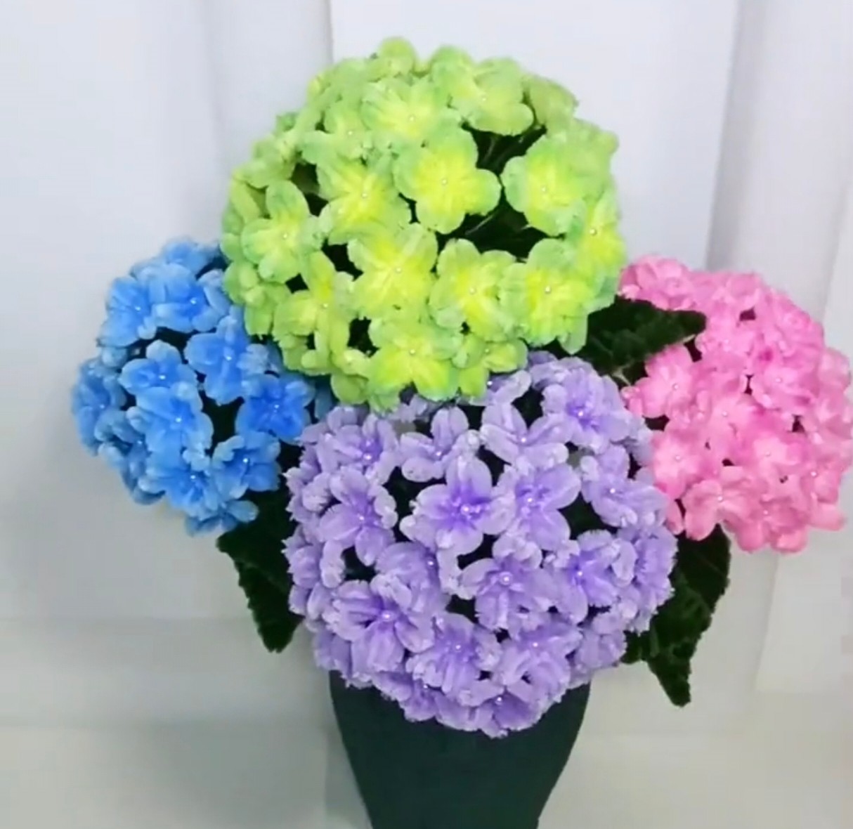 扭扭棒绣球花束材料包diy制作送闺蜜朋友生日礼物家居装饰
