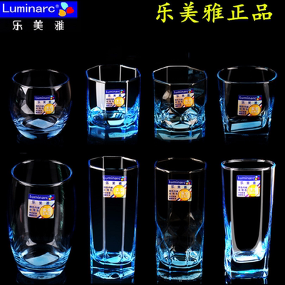 乐美雅耐热透明水杯泡茶杯漱口杯