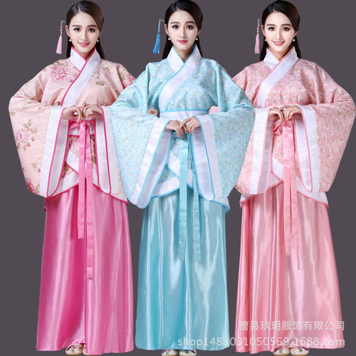 古装仙女服装唐朝古代汉服演出服