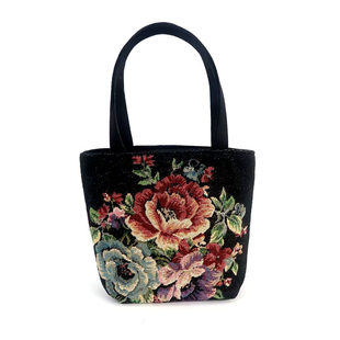 民族风收纳包双面刺绣手提包手拎外出手机零钱包随身包上班小拎包