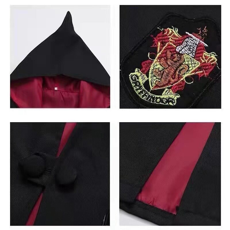 哈利波特衣服COS服赫敏魔杖服装毛衣格兰芬多校服披风魔法袍斗篷