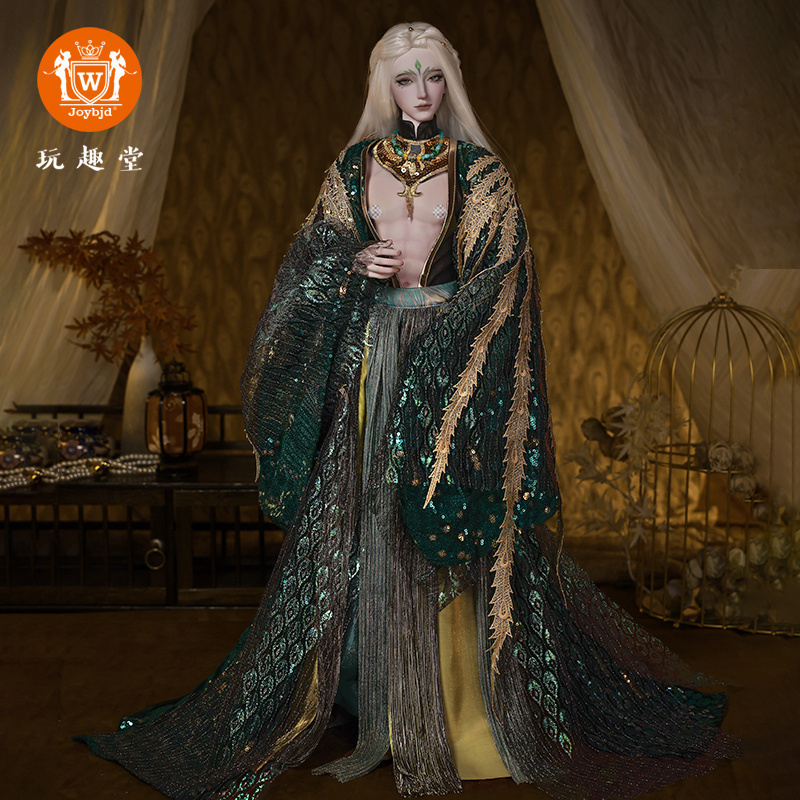 正版bjd娃娃三分孔雀明王神话风