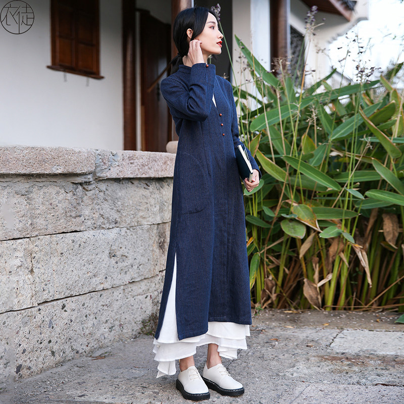衣徒亚麻唐装改良旗袍茶服外套