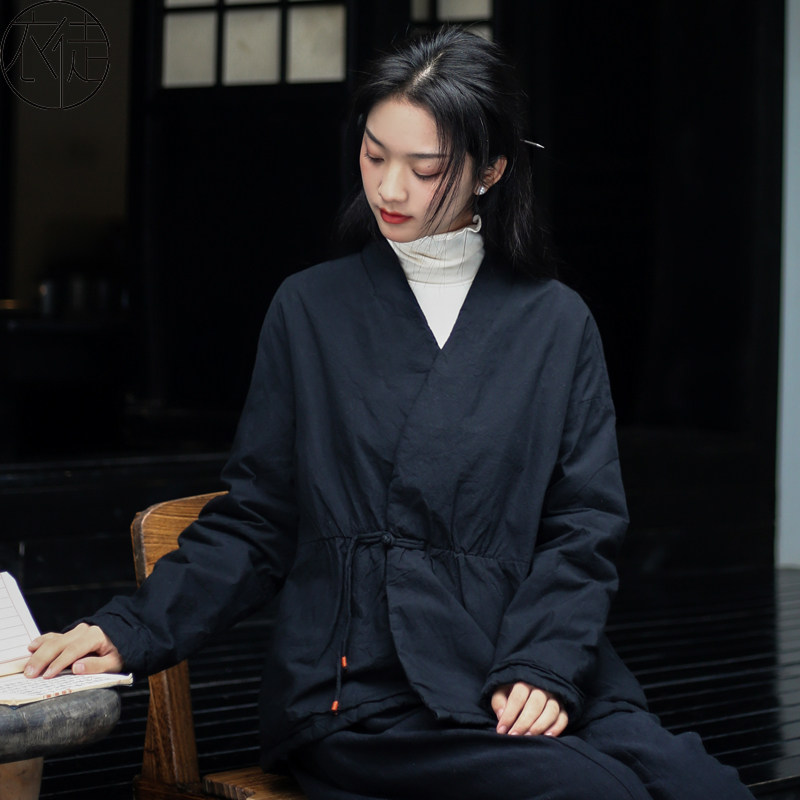 中国风棉服唐装棉袄茶艺服
