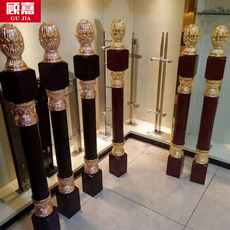 Балясины 大理石铝合金实木楼梯扶手将军柱立柱起步大柱罗马柱栏杆护栏配件