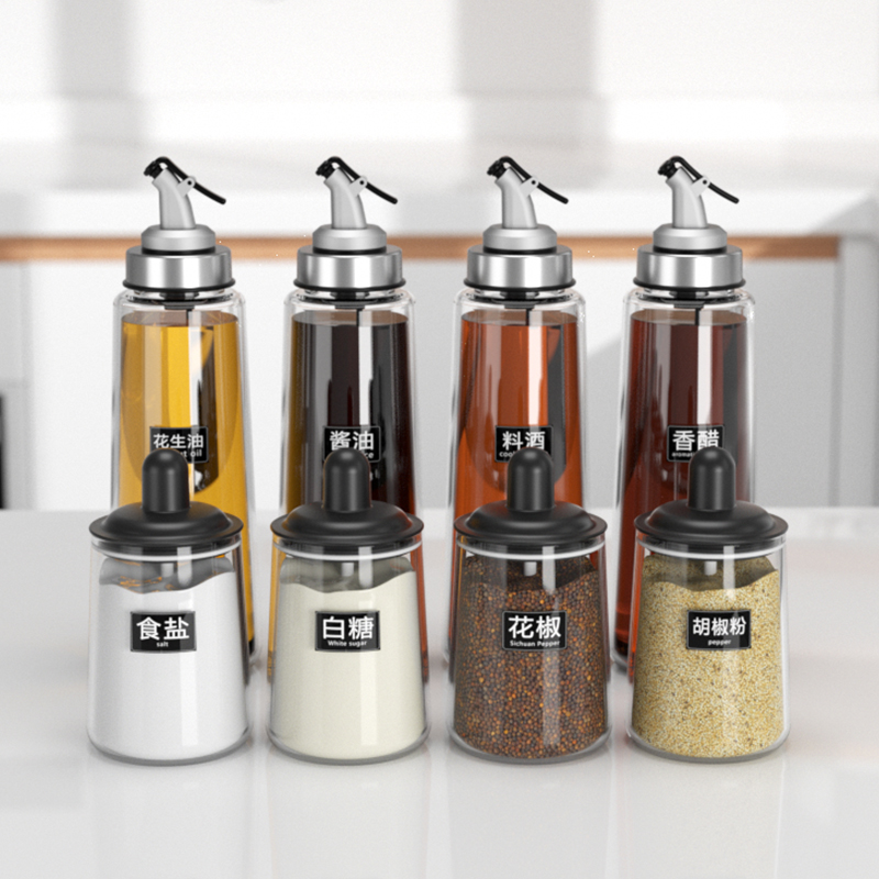 monosodium glutamate Seasoning Box Caster Sauce pot Glass Salt shaker combination suit Storage kitchen Supplies household complete works ofin the Kitchen/Cooking utensils , Kitchen Gadgets/Kitchen storage , Storage jars/Kitchen storage containers , Seasoning bottles  category - from Buy2taobao.com to provide professional Taobao agent buy service
