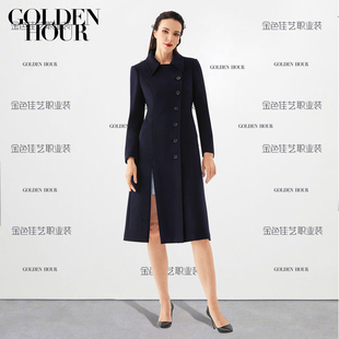 羊绒大衣女中长款冬季新款修身显瘦加厚过膝斗篷职业毛呢子外套女