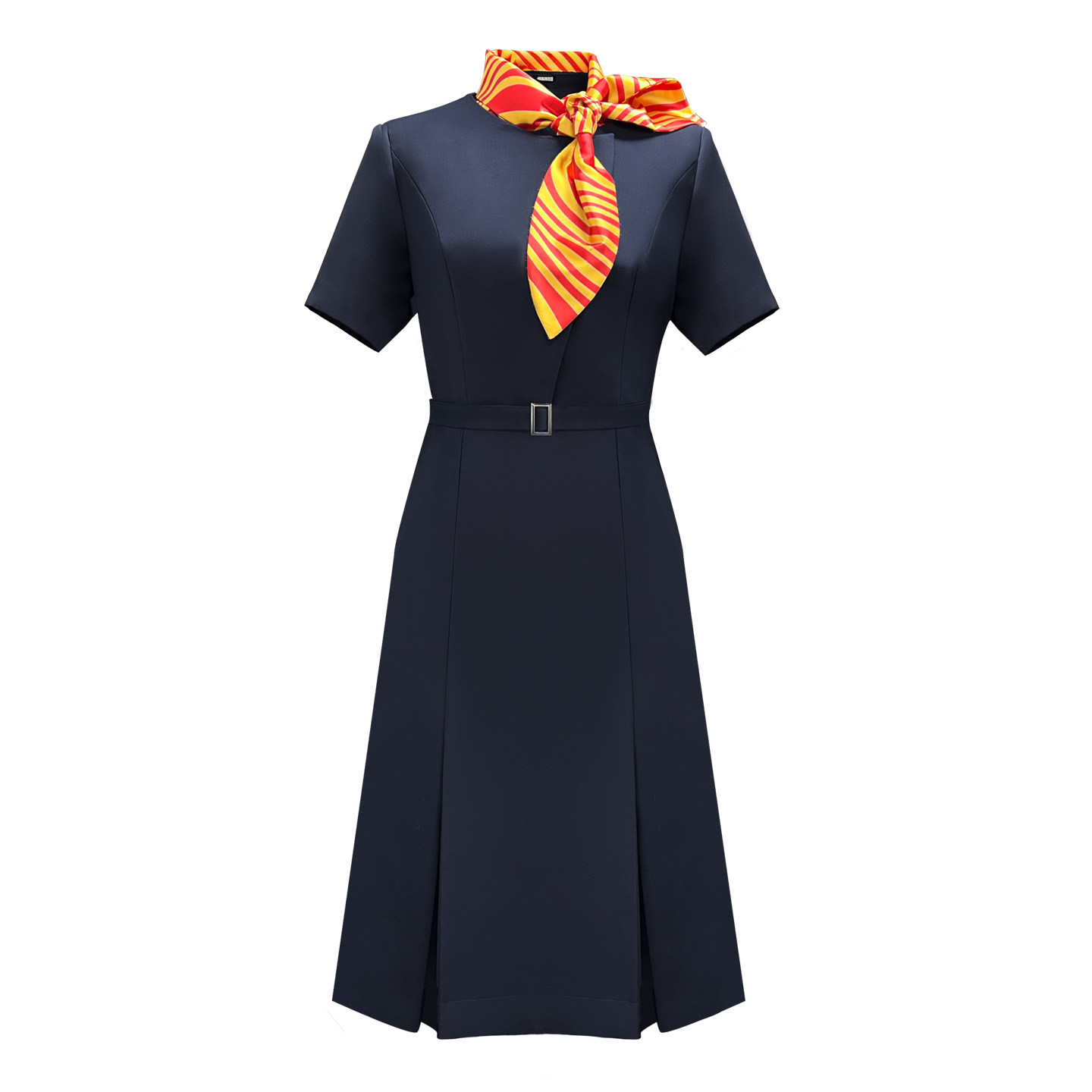 航空姐制服短袖连衣裙女夏装空乘高端案场售楼部前台工作服职业装
