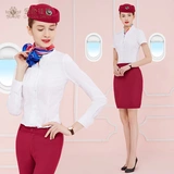 Униформа, рубашка, комплект, V-образный вырез