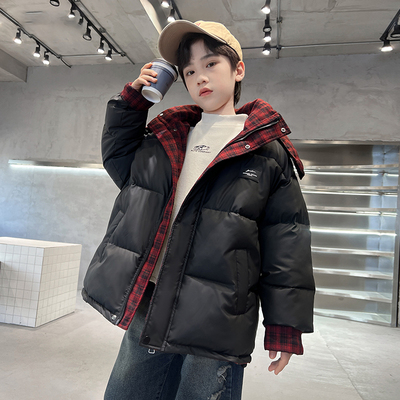 百威羊男童加厚冬季韩版羽绒棉服