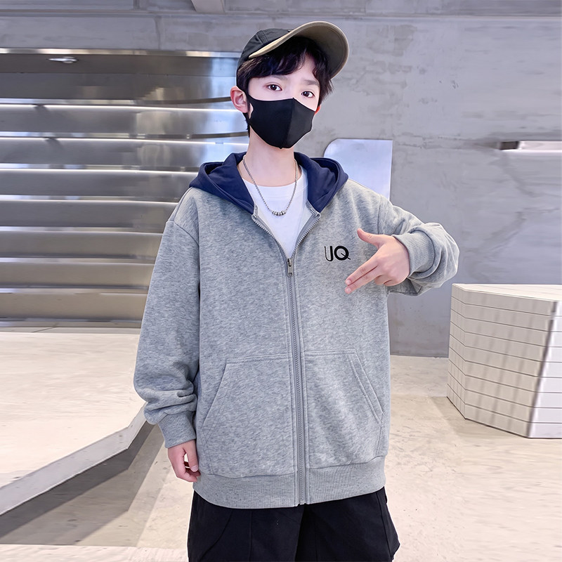 2026新款男童春秋连帽夹克外套图片